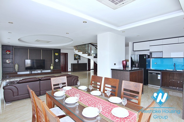 Skyview duplex apartment to rent in Tay Ho, Hanoi.