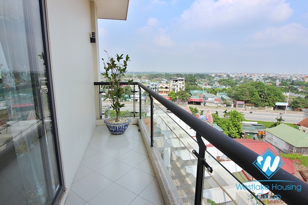 Skyview duplex apartment to rent in Tay Ho, Hanoi.