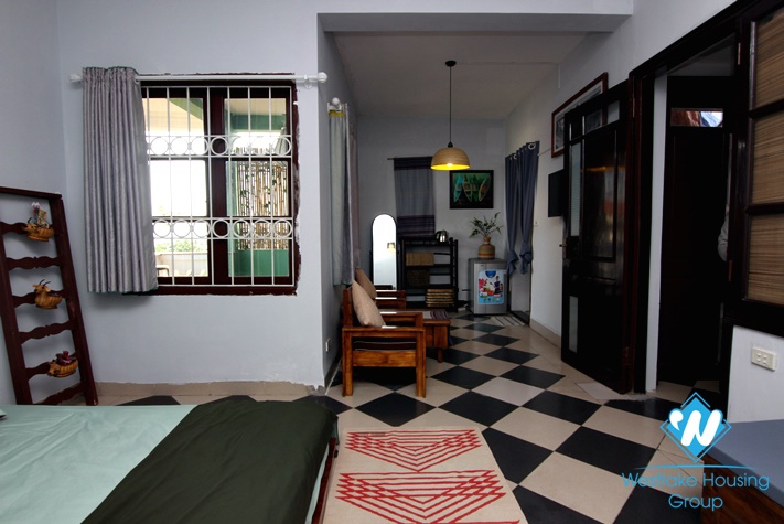 A stylish beautiful studio with lovely balcony for rent in Quang Khanh 