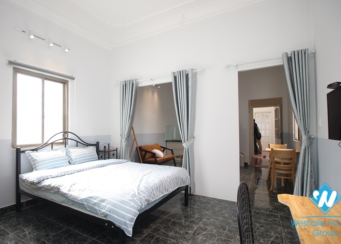 Brightly 1 bedroom apartment for rent in Truc bach, Ba dinh, Hanoi