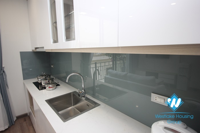 Bright one bedroom apartment for rent in Lieu Giai, Ba Dinh
