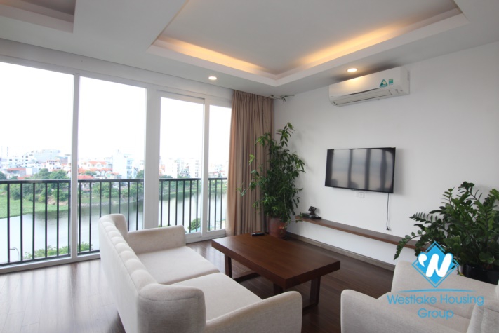  A Lake view, stylish apartment for rent on To Ngoc Van street