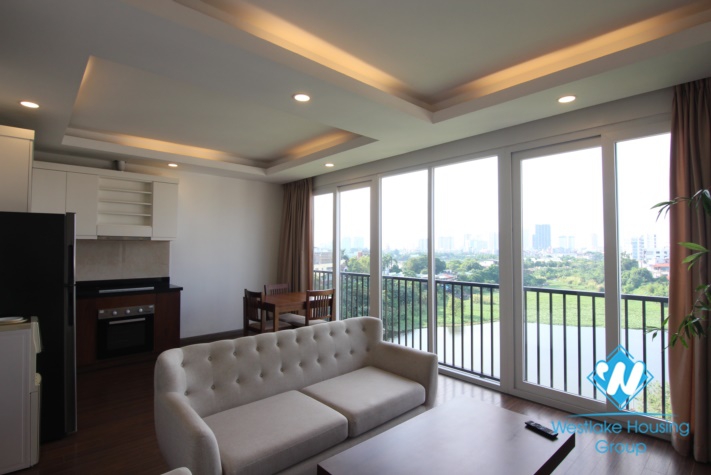  A Lake view, stylish apartment for rent on To Ngoc Van street