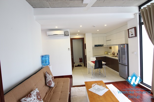A nice 1 bedroom+1 working room on Tay Ho street for rent 