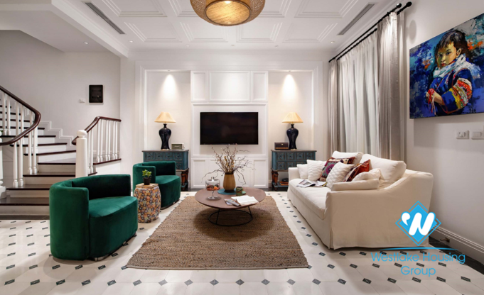 Exquisite design townhouse for remt in Vinhome Harmony Long Bien