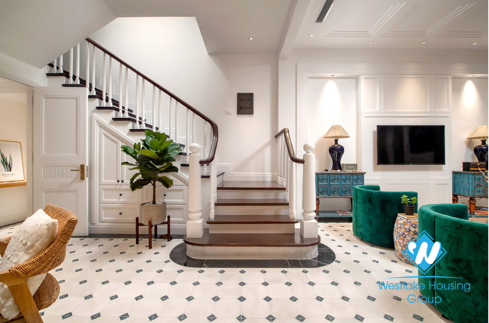 Exquisite design townhouse for remt in Vinhome Harmony Long Bien