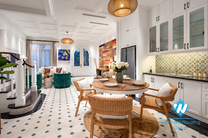 Exquisite design townhouse for remt in Vinhome Harmony Long Bien