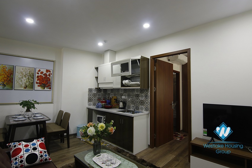 A furnished 2 bedrooms apartment for rent in Dao Tan, Ba Dinh