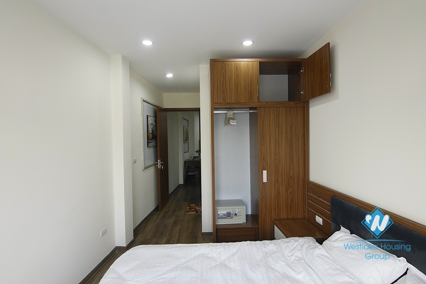 A furnished 2 bedrooms apartment for rent in Dao Tan, Ba Dinh