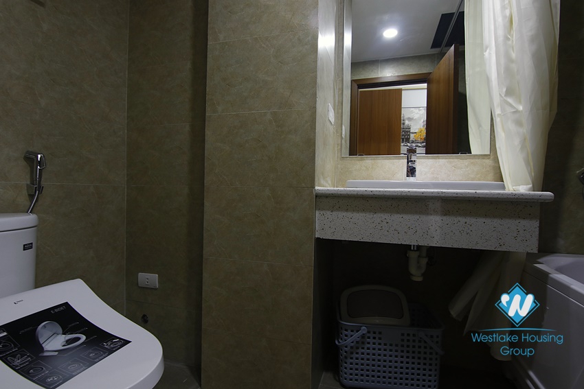 A furnished 2 bedrooms apartment for rent in Dao Tan, Ba Dinh