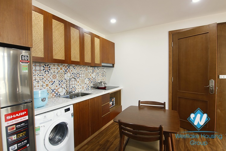 Brand new one bedroom apartment for rent in Dao Tan street, Ba Dinh