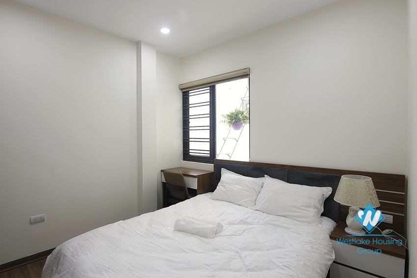 A furnished 2 bedrooms apartment for rent in Dao Tan, Ba Dinh