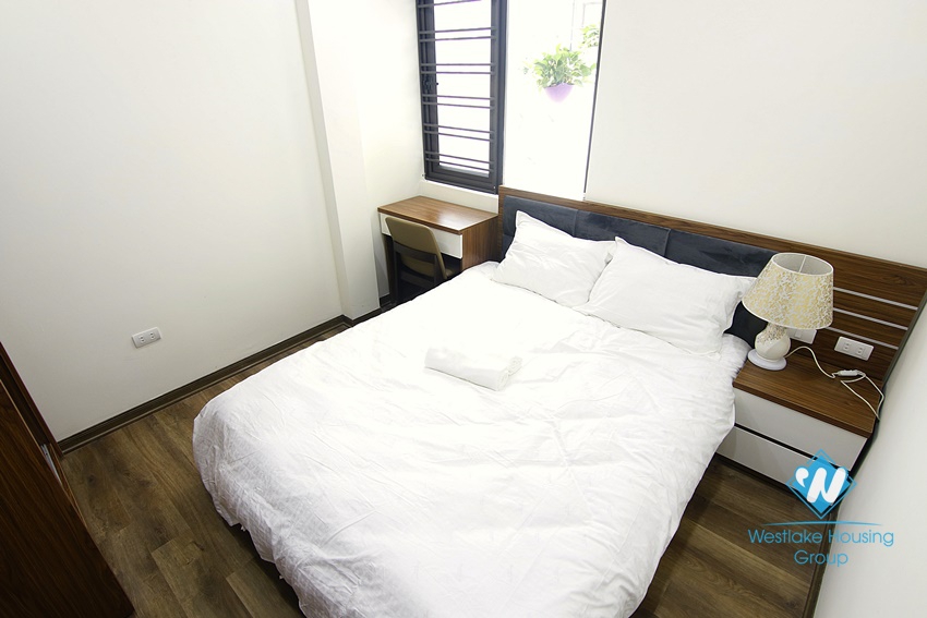 A furnished 2 bedrooms apartment for rent in Dao Tan, Ba Dinh