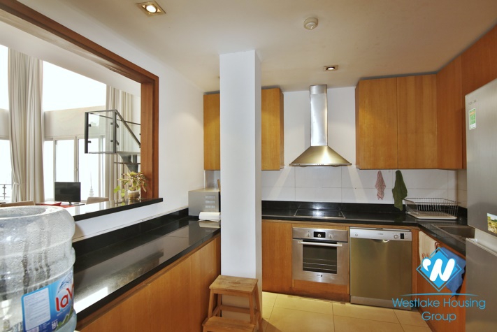 Fabulous lake view duplex apartment for rent in West lake area, Tay Ho, Hanoi, Vietnam