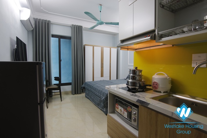 An affordable studio for rent in Hoang hoa tham, Ba dinh