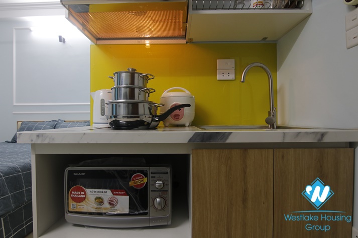 An affordable studio for rent in Hoang hoa tham, Ba dinh