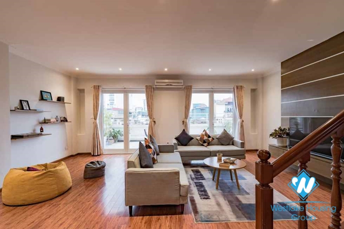 Three bedroom duplex apartment for rent in Hanoi Old Quarter.