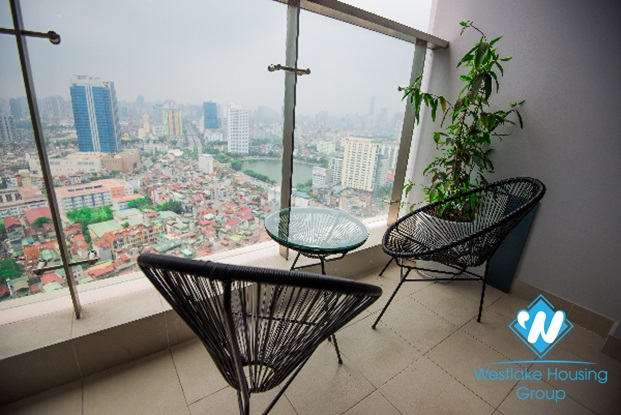A cheerful, bright 2 bedroom apartment for rent in Vinhomes Metropolis