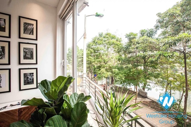 A picturesque 2 bedroom apartment for rent in Truc Bach Island, Ba Dinh