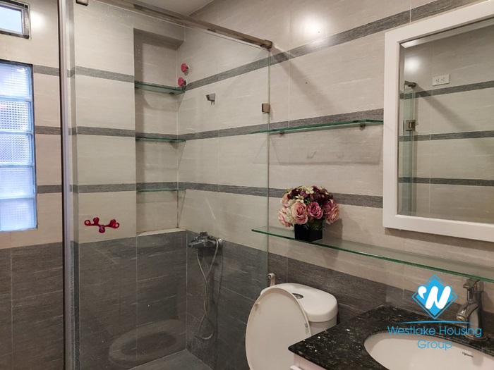 A colorful 2 bedroom apartment for rent on Quan Thanh street, Ba Dinh