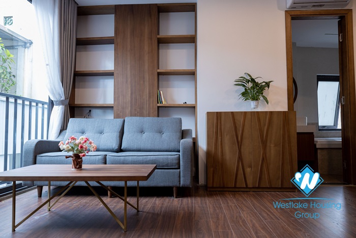 A blissful 1 bedroom serviced apartment for rent on Dao Tan street, Ba Dinh