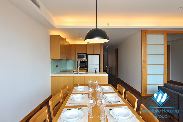 A Spacious High Quality apartment with 03 bedrooms for rent in To Ngoc Van St, Tay Ho, Hanoi.