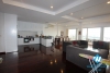  Lake view with big balcony 3 bedroom apartment  on the top floor for rent in Xuan Dieu st, tay Ho district