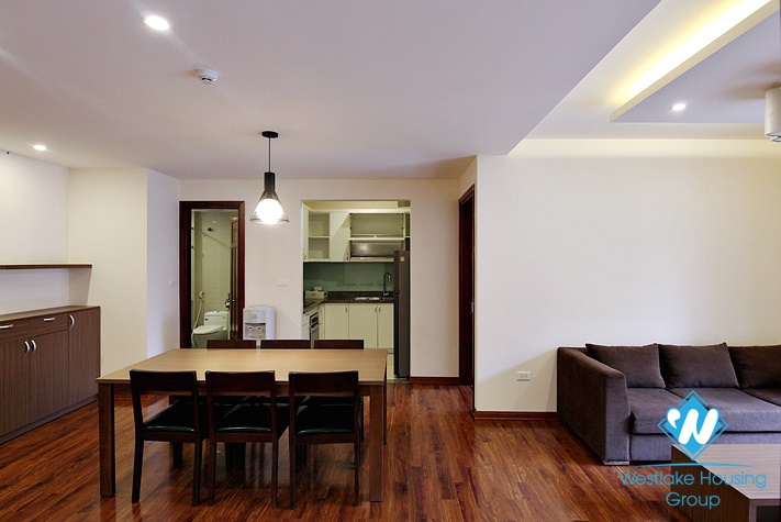 Well lit spacious two bedroom apartment for rent on To Ngoc Van
