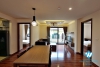 Well lit spacious two bedroom apartment for rent on To Ngoc Van