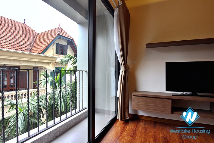 Well lit spacious two bedroom apartment for rent on To Ngoc Van