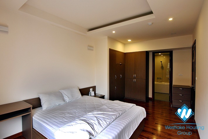 Well lit spacious two bedroom apartment for rent on To Ngoc Van