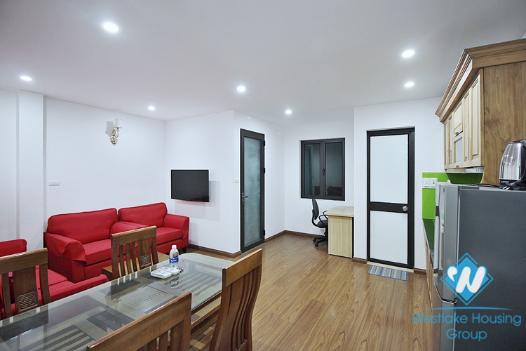 A furnished one bedroom apartment for rent in Tu Hoa st, Tay Ho