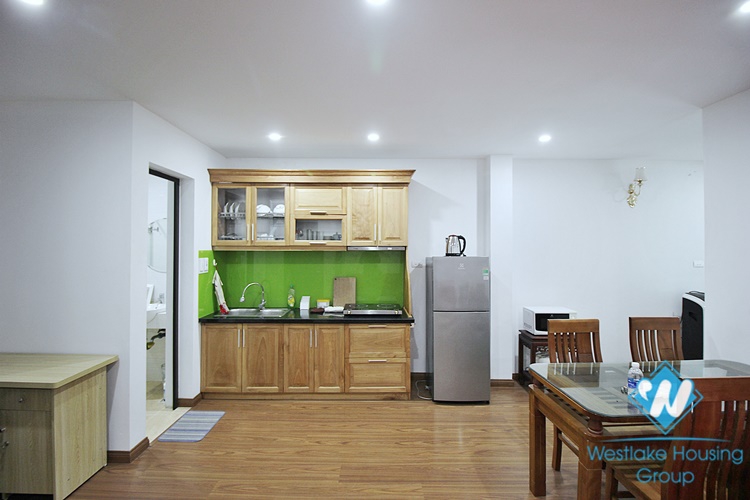 A furnished one bedroom apartment for rent in Tu Hoa st, Tay Ho