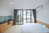 Renovated studio with huge balcony for rent in Xuan Dieu, Tay Ho