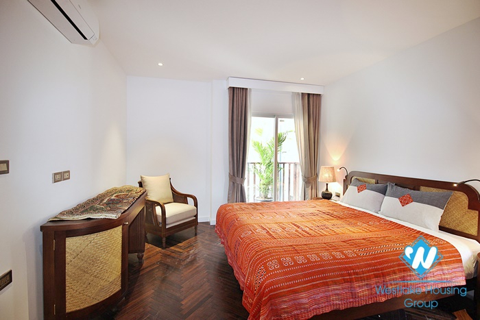 Gorgeous 3 bedroom apartment with lake view in Dang thai mai, Tay ho, Ha noi