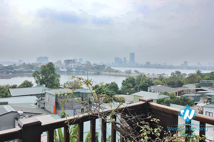 Gorgeous 3 bedroom apartment with lake view in Dang thai mai, Tay ho, Ha noi