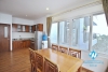 Large 2 bedroom lake view apartment available for rent in Tay Ho district, Hanoi