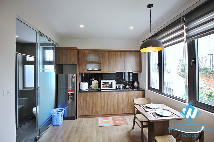 A brand new and bright studio for rent in Dang Thai Mai st, Tay Ho, Ha Noi