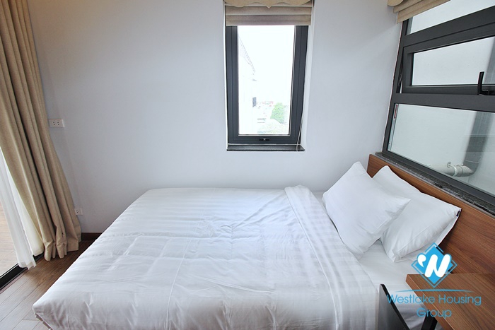 Brand new 2 bedroom apartment with big balcony in Au co, Tay ho, Hanoi