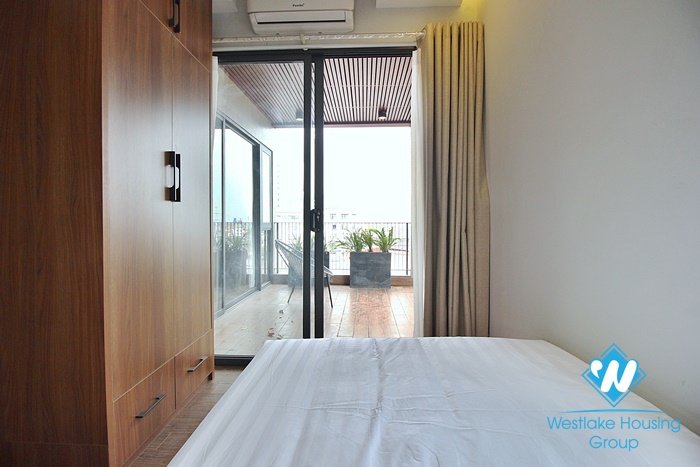 Brand new 2 bedroom apartment with big balcony in Au co, Tay ho, Hanoi