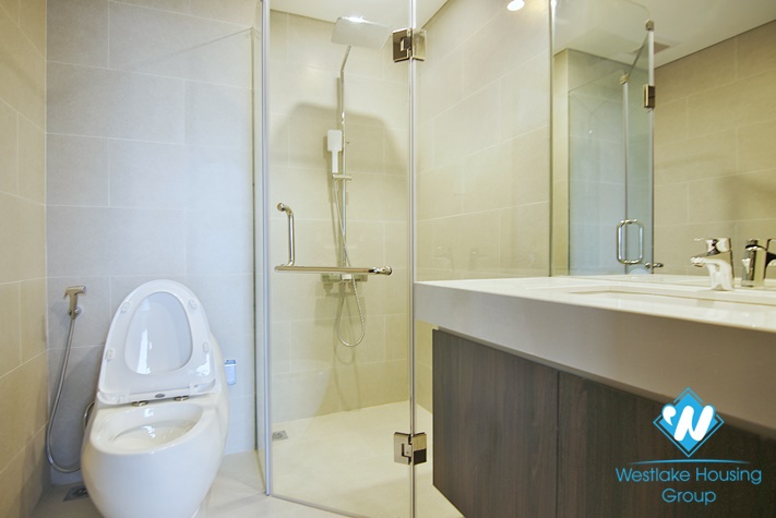 An elegant 2 bedroom apartment with amazing view from glass windows surounding for rent on To Ngoc Van 