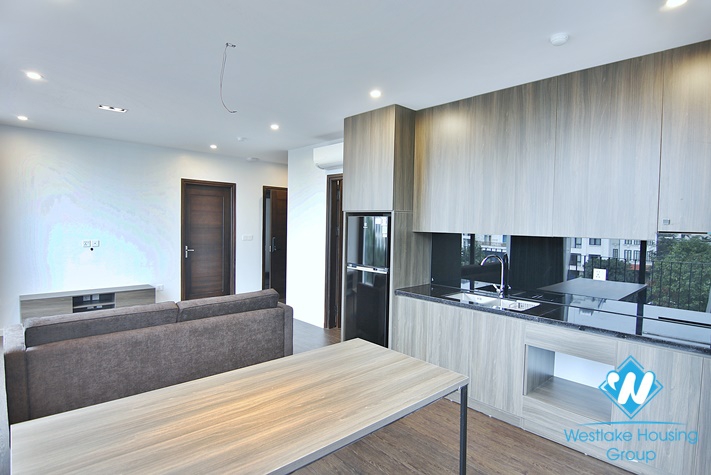 An elegant 2 bedroom apartment with amazing view from glass windows surounding for rent on To Ngoc Van 