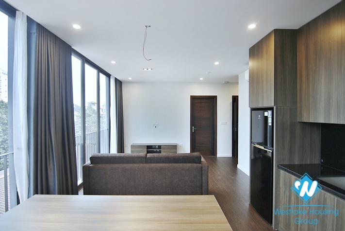 An elegant 2 bedroom apartment with amazing view from glass windows surounding for rent on To Ngoc Van 