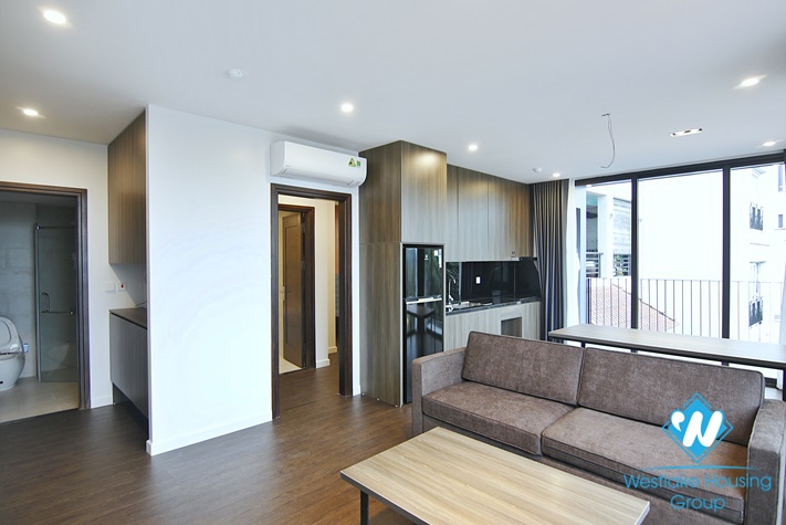 An elegant 2 bedroom apartment with amazing view from glass windows surounding for rent on To Ngoc Van 