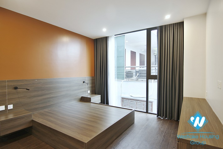 An elegant 2 bedroom apartment with amazing view from glass windows surounding for rent on To Ngoc Van 