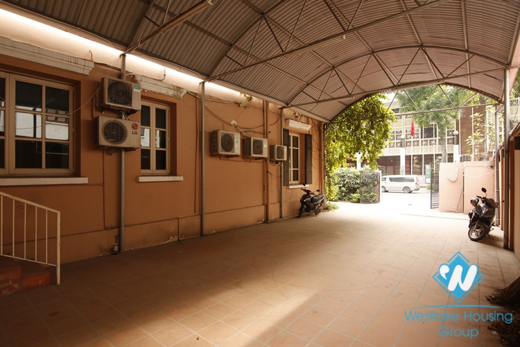 Spacious unfurnished house for rent in Le Hong Phong, Ba Dinh, Ha Noi