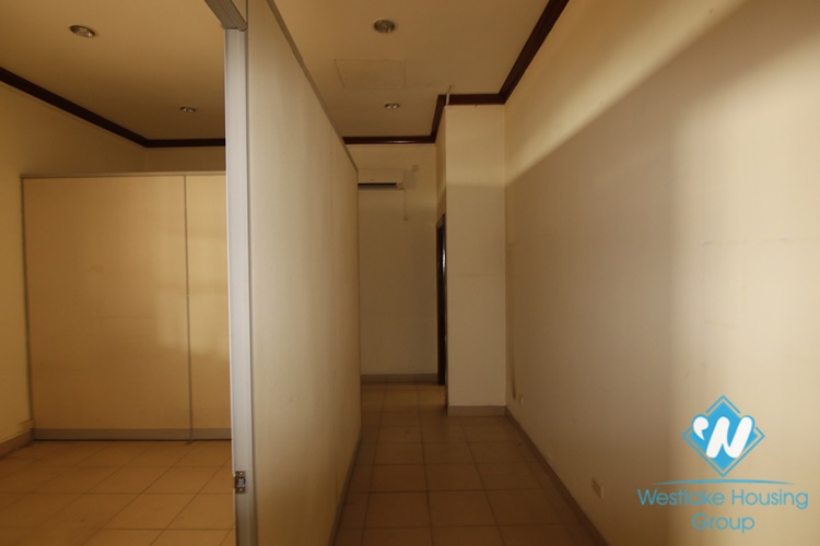 Spacious unfurnished house for rent in Le Hong Phong, Ba Dinh, Ha Noi