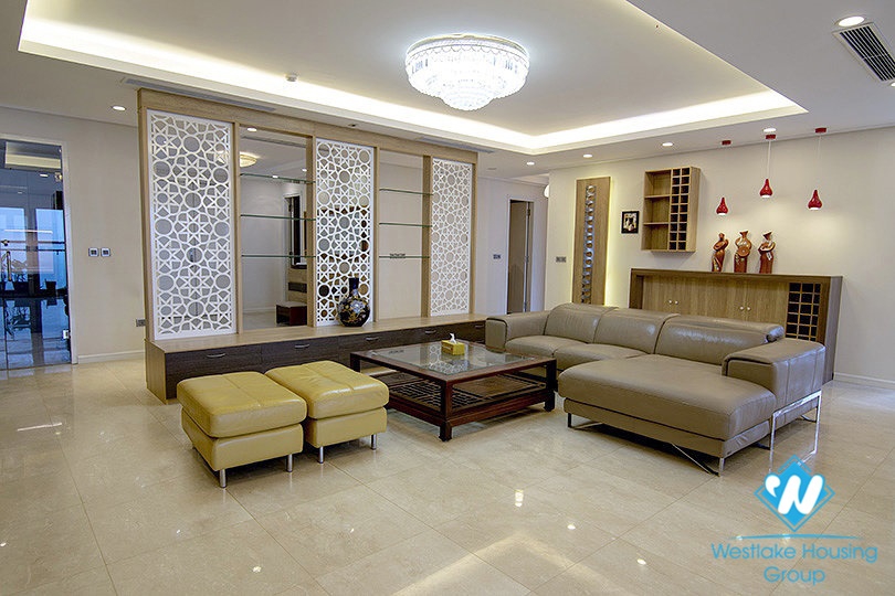 A contemporarily designed, large 267sqm apartment in Ciputra for rent