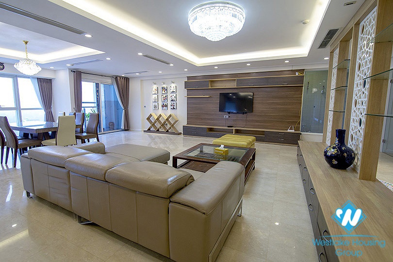 A contemporarily designed, large 267sqm apartment in Ciputra for rent