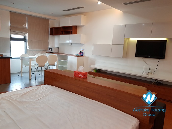 A furnished studio apartment for rent in Star City, Cau Giay District